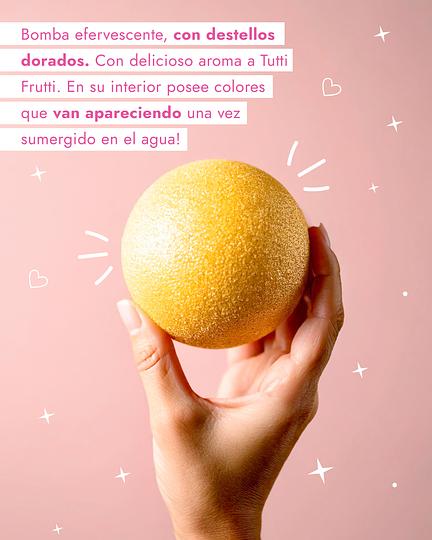 bomba efervescente big gold shine bomba efervescente big gold shine